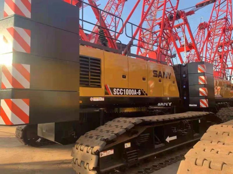 S-a-N-Y 100 Ton Crawler Crane Scc1000A Export to Egypt