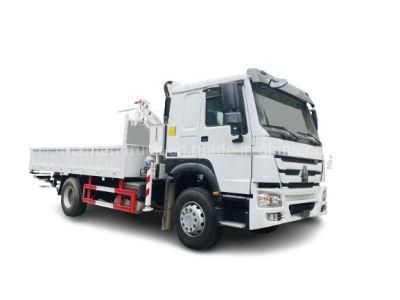 Rhd HOWO 4X2 290HP Engine Power 5ton 6.3ton 8ton Knuckle Boom Crane Trucks for Africa Market