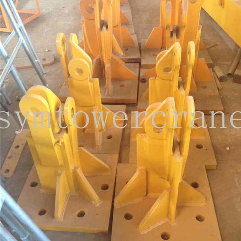 Tower Crane Foundation Fixing Angle/Metal Frame Fixed Leg/Axles Made in China