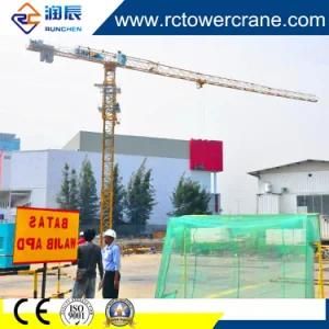 6 Ton 50m Length Flat Top Tower Crane for Bridge Engineering