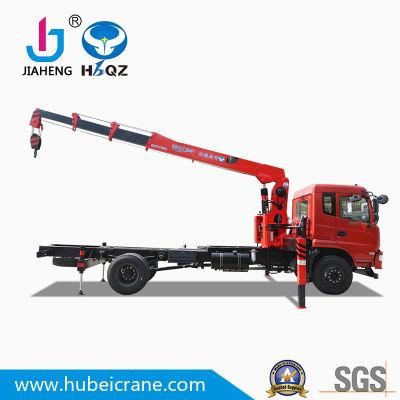 HBQZ 7 Tons Telescopic Boom Truck Mounted Crane Price For Construction