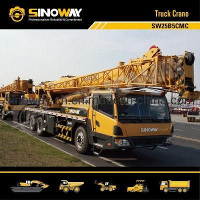 Mobile Crane with Cummins Engine 25ton Telescopic Boom Truck Crane