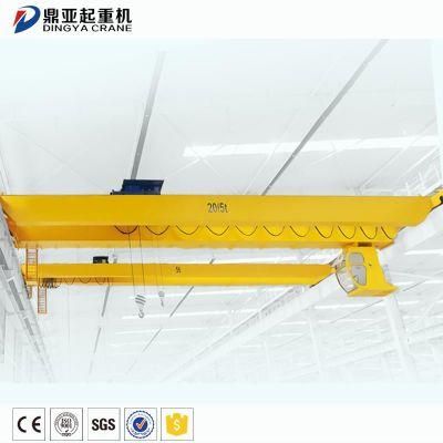 Dy Frequency Conversion Euro Single Girder Overhead Crane 100 Ton