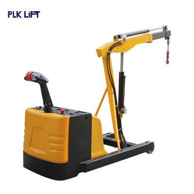 Front Placed Extra Bracing Electric Trolley Powered Floor Crane