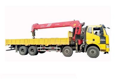 18ton Stiff Boom Crane Telescopic Boom Lorry Mounted Crane Sps45000 Model Promotion From Palfinger Lifting Mobile Truck Crane Factory