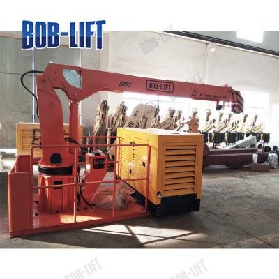 Small 5ton Hydraulic Telescopic Marine Boat Lifting Boom Crane