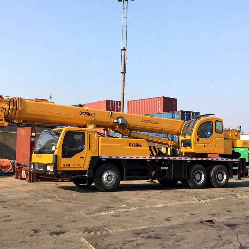 China 25t Mobile Crane with 5-Booms Qy25K5d 25ton 50ton Mobile Cranes for Sale