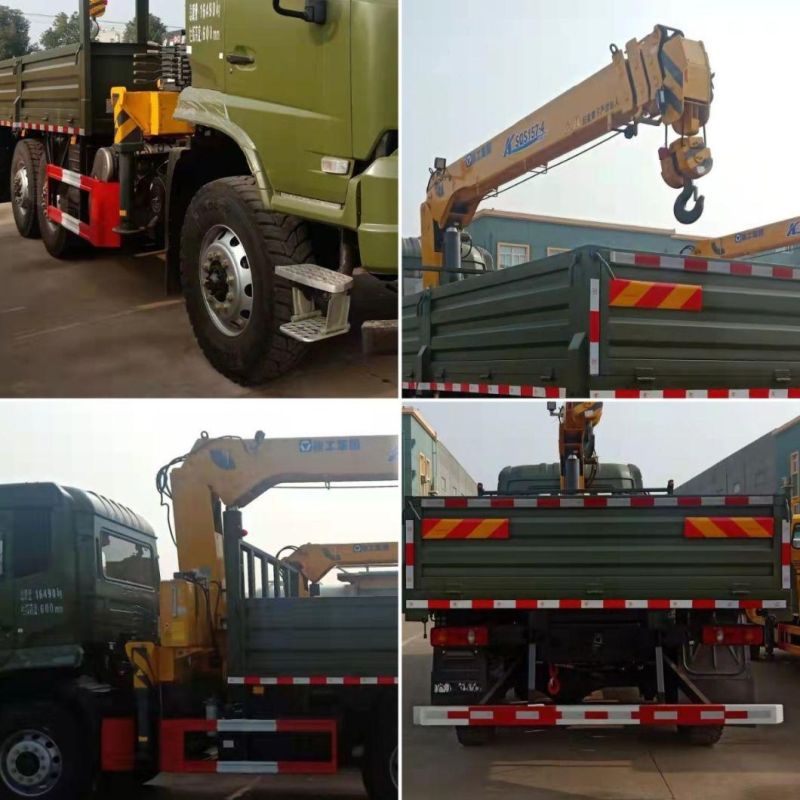 Dongfeng 6*4 Hydraulic Telescopic Straight Arm Boom Crane Truck New Customized