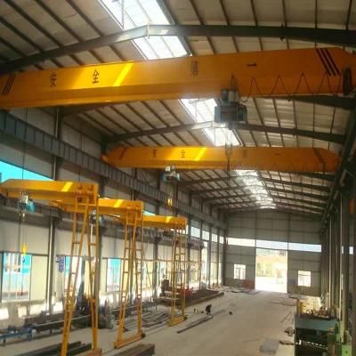 5t Electric Moblile Winch Trolly Type Double Girder Overhead Crane