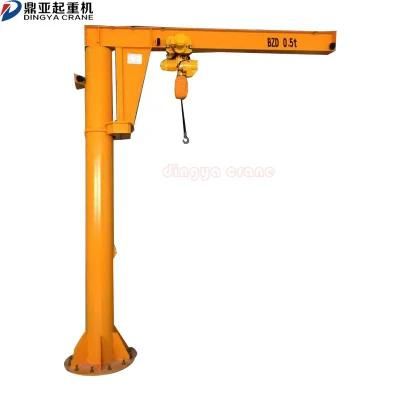 Dy No Noise 2ton 3ton 4ton 5ton 380V Electric Jib Crane Construction Machinery