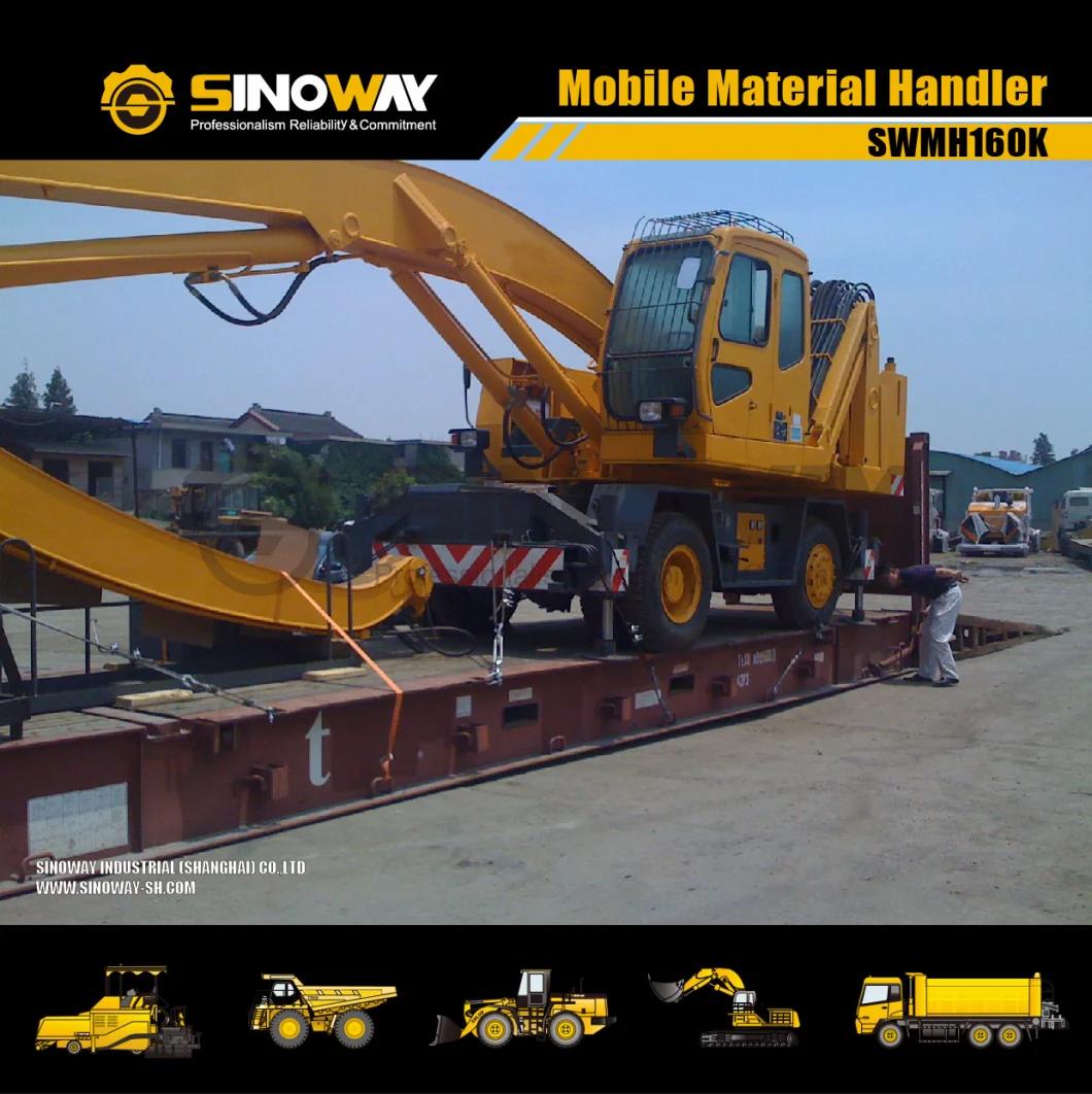 Top Brand Sinoway 16ton Material Handler with Rigid Cab Elevation