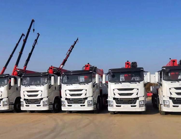 6X4 20t Isuzu Truck Mounted Crane with Lorry Loading Crane Truck