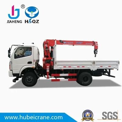 China Manufacturer 4 Ton Hydraulic Mini Crane Hydraulic Mounted Mobile Telescopic Boom Crane for Lifting(SQ4S3)