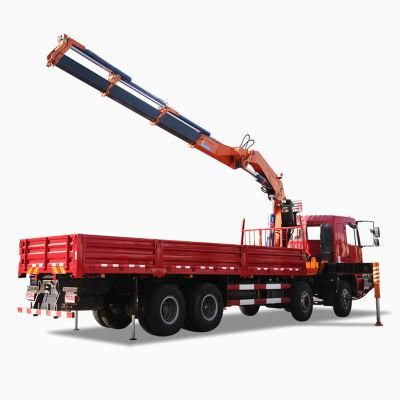 HBQZ SQ330ZB4 Wholesale building factory Manufacturer Knuckle boom Small Truck Mounted Crane 16.5 Ton for Sale