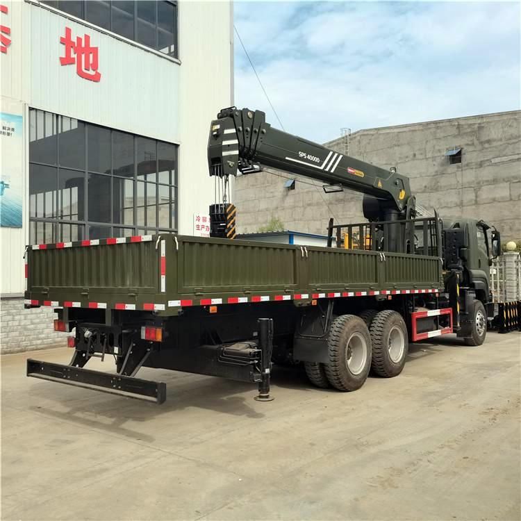 6X4 20t Isuzu Truck Mounted Crane with Lorry Loading Crane Truck