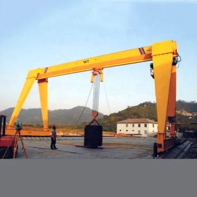 Rail Mounted Single Double Girder Gantry Crane with Hook Grab