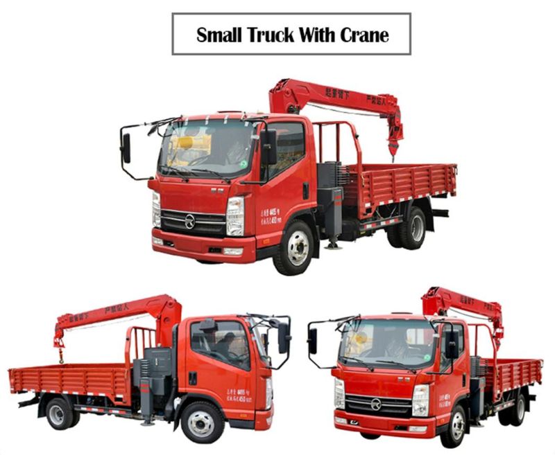 Cheap Price Mobile All Terrain Crane Hydraulic Mini Truck Crane Machine Small Truck Mounted Crane for Sale