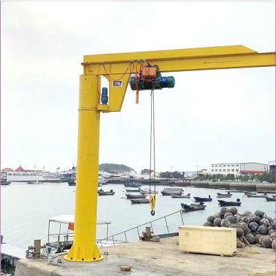 China Wire Rope Hoist 0.5ton 4m Arm Length Jib Crane
