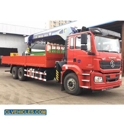 Shacman 10 Wheeler 14 Ton New Telescopic Boom Truck Mounted Crane