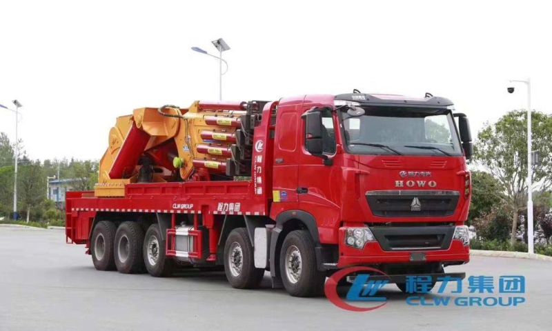 Sinotruk HOWO 6X6 12 Wheels Cargo Truck with 10 Tons Crane