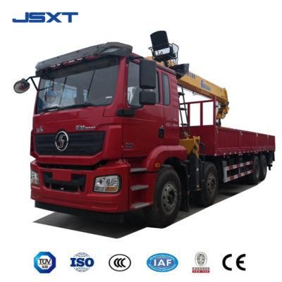 Customization 8X4 Truck Crane Telescoping Boom Hydraulic Crane 370HP Shacman