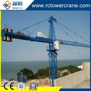 Ce ISO 0.8t Tip Load Tower Crane with 48m Boom Length