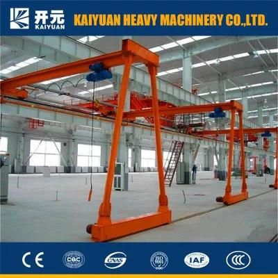 75 Ton Traveling Electric Hoist Semi-Gantry Crane with High Quality