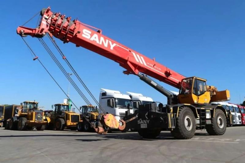 120t 120 Ton Rough Terrain Crane Src1200 Hydraulic Truck Cranes