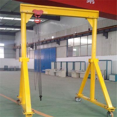 High Quality Portable Mini Gantry Crane with Wheel