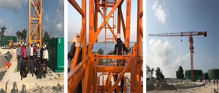 6ton Tower Crane Manufacturer of New Topless Tower Crane