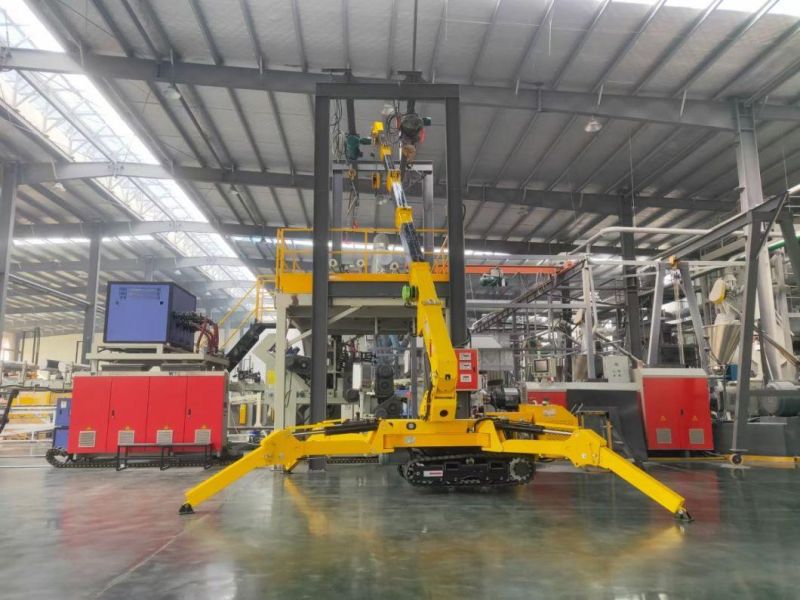 1ton 3 Ton 5ton Portable Crawler Rubber Mini Sider Crane