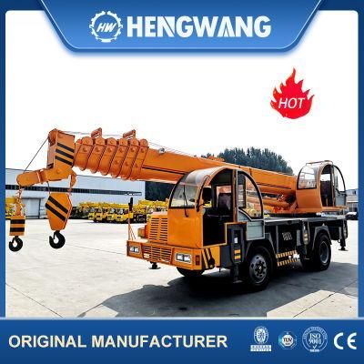 Telescopic Boom Type Chassis 6 Ton Truck Crane Machinery for Building Construction