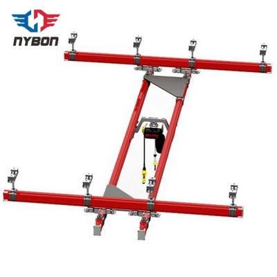 Widely Applied Flexible Steel Rail Overhead Crane System