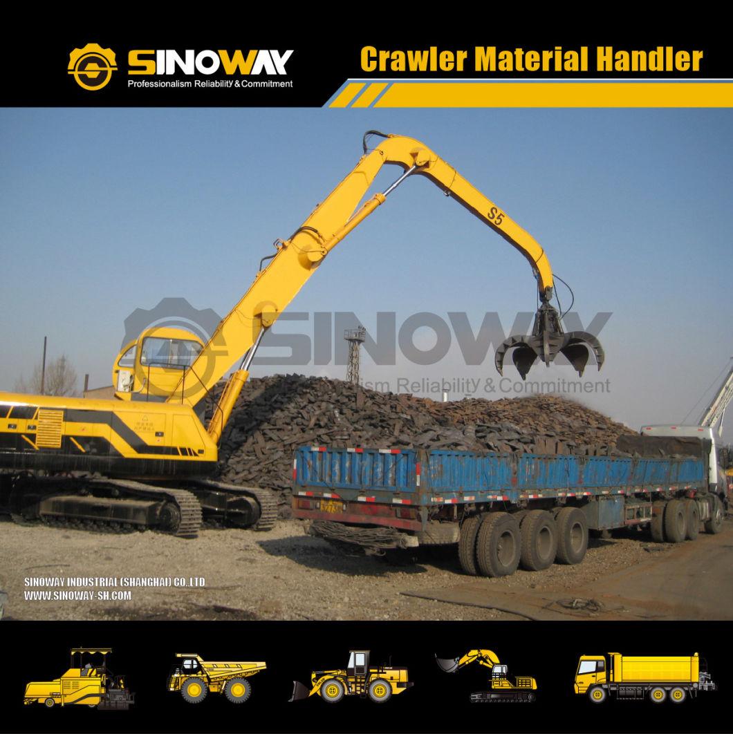 New 19 Meter Boom Crawler Material Handler for Steel Scrap