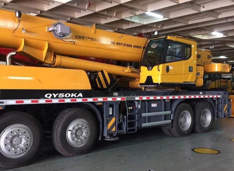 Portable Truck Crane 50 Ton Truck Crane for Sale (QY50KA)