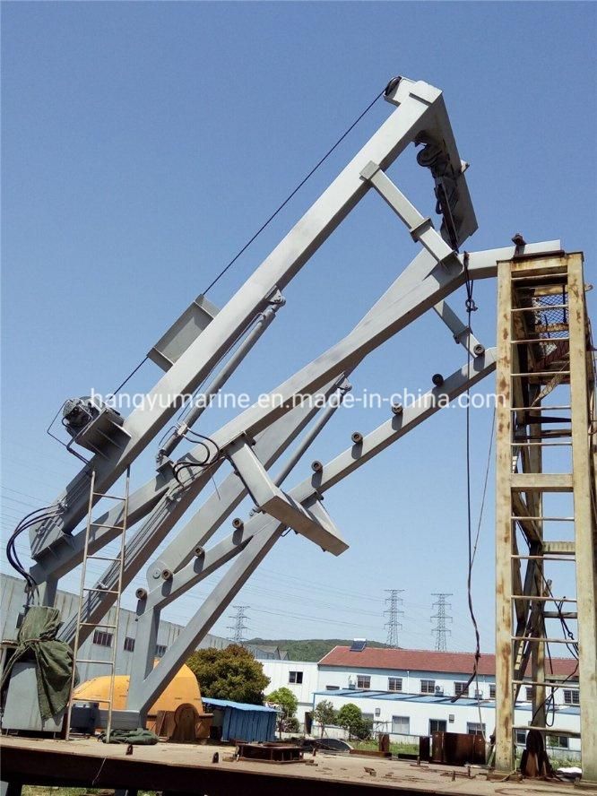 Gravity Luffing Arm Type Davit Lifeboat Launching Appliance