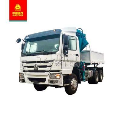 HOWO 420HP Tractor Crane Truck with 14 Tons Folding Crane