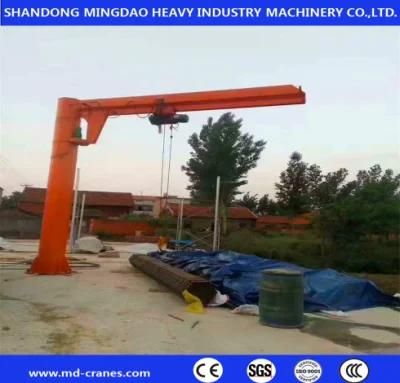 Free Standing 1t Jib Crane with Slewing Cantilever Arm