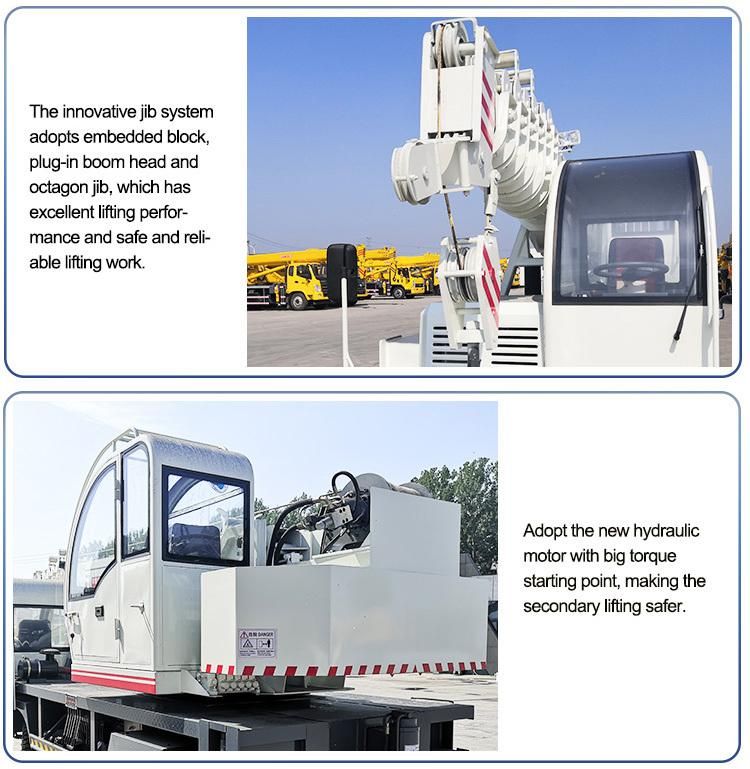 Telescopic Boom Type Chassis 6 Ton Truck Crane Machinery for Building Construction