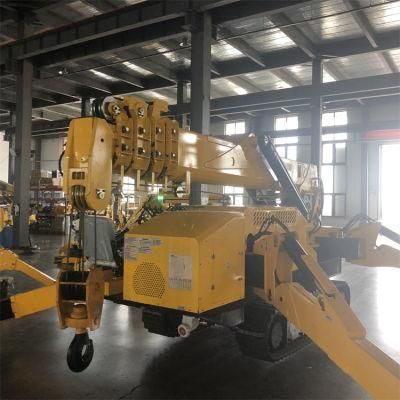 Crawler-Type Crane Spider Crane with 8 Ton Lifting Capacity