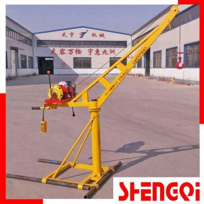 Construction Mini Crane with 360 Rotation 500kg