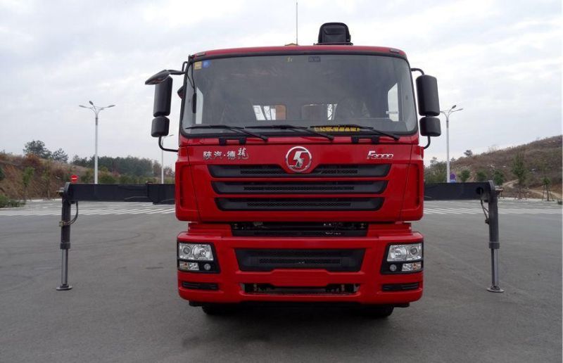 China Shacman 14ton 16ton Construction Service Truck Crane with Hydraulic Telescopic Booms