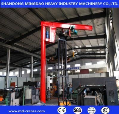 Motor Rotation Arm Lift 1t Jib Crane for Sale