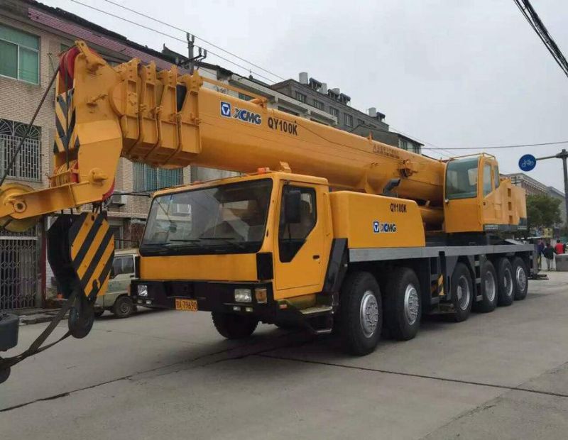 New 100 Ton Mobile Crane Truck Crane Qy100K