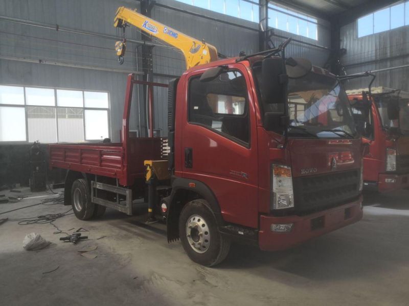 Sinotruck HOWO New Customized 4*2 Mini Straight Arm Crane Truck