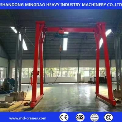 ISO Certified Mingdao Push Single Girder Lift Small Gantry Crane Manufacturer