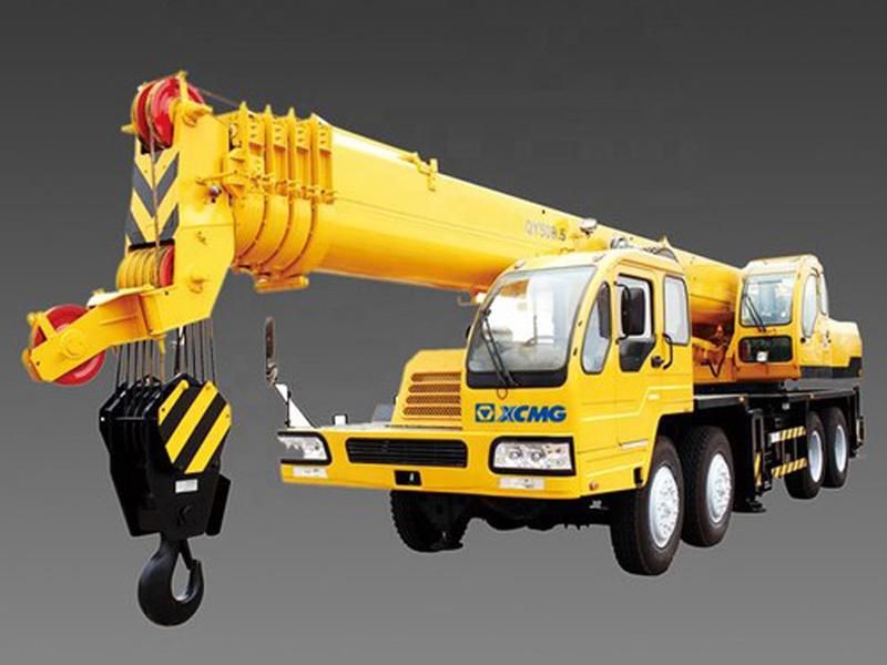 25t Rt25 Rough Terrain Crane with Jib Stowed Under Boom