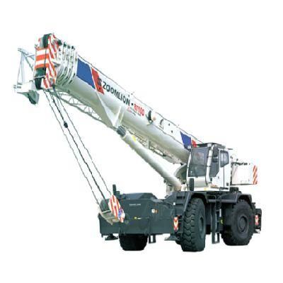 High Load Moment 100ton Rough Terrain Crane Machine Rt100