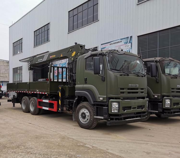 6X4 20t Isuzu Truck Mounted Crane with Lorry Loading Crane Truck