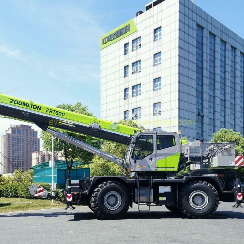 New Zoomlion 60 Ton Rough Terrain Crane Zrt600e532